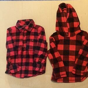 2 Buffalo Plaid 3T shirts